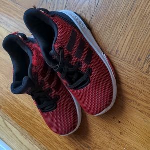 Adidas Toddler Girl Sneakers, red, size 7.5